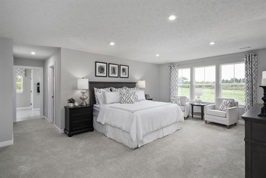 Furnished interior view inside a new home in Backwoods Farms, Moyock (Image 9).