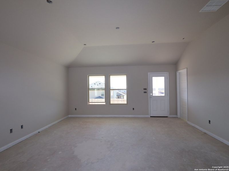 In-progress construction of a new home in Hunters Ranch, San Antonio, TX (Image 22).