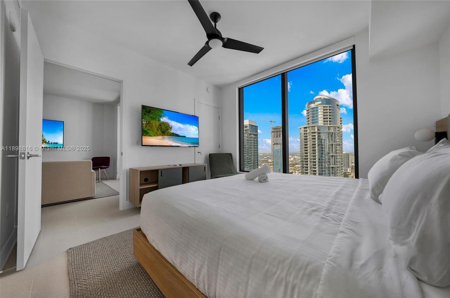 Furnished interior view inside a new home in , Miami (Image 31). Furnished interior view inside a new home in , Miami (Image 31).