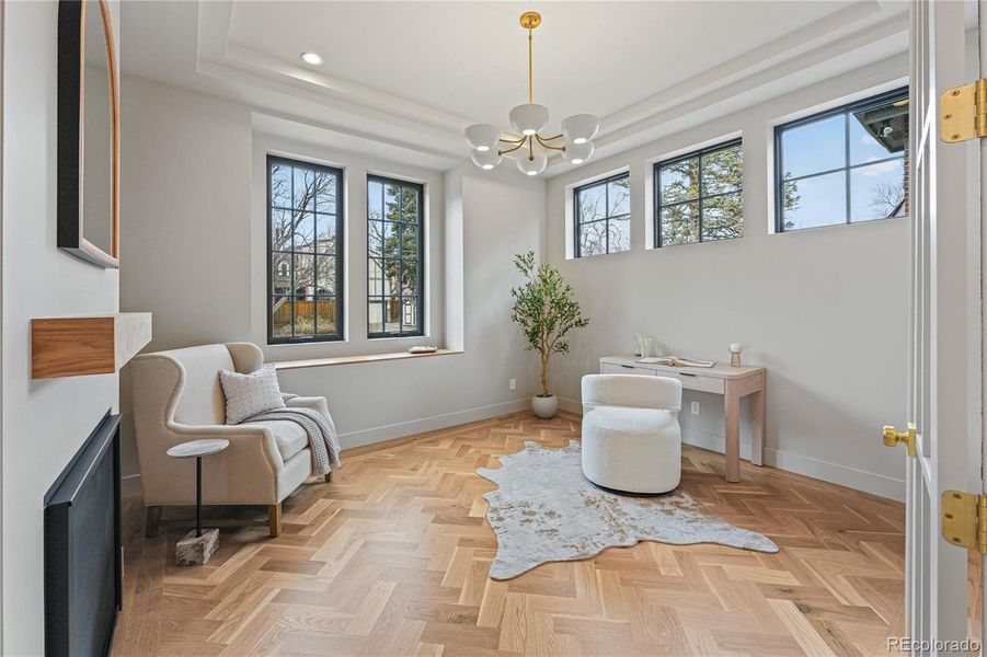 Furnished interior view inside a new home in , Denver (Image 19). Furnished interior view inside a new home in , Denver (Image 19).