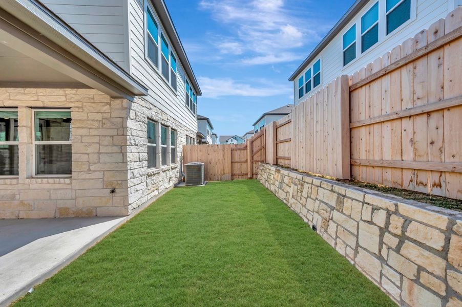 Exterior details and patio area of a home in Park Central, Georgetown (Image 28). Exterior details and patio area of a home in Park Central, Georgetown (Image 28).
