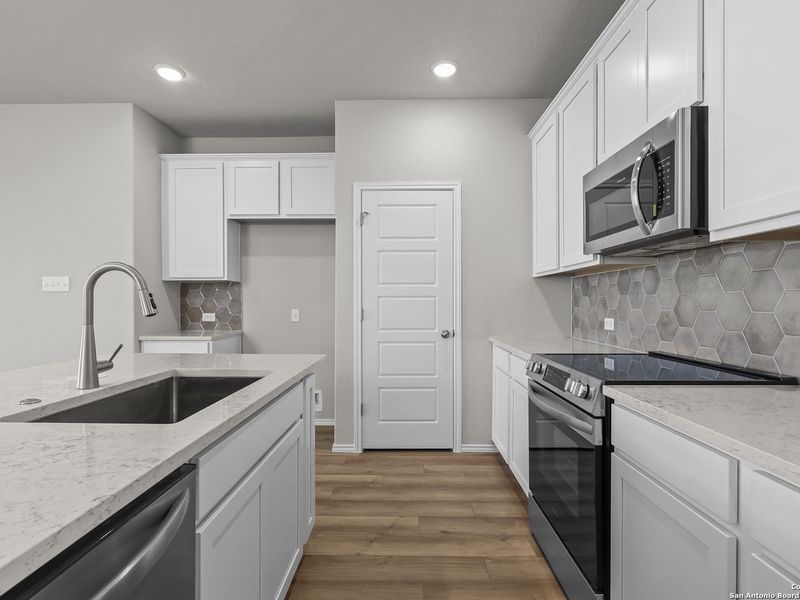 Furnished interior view inside a new home in Applewhite Meadows, San Antonio (Image 10).