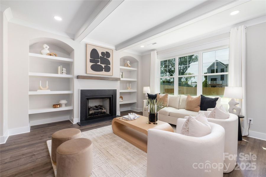 Furnished interior view inside a new home in , Charlotte (Image 10). Furnished interior view inside a new home in , Charlotte (Image 10).