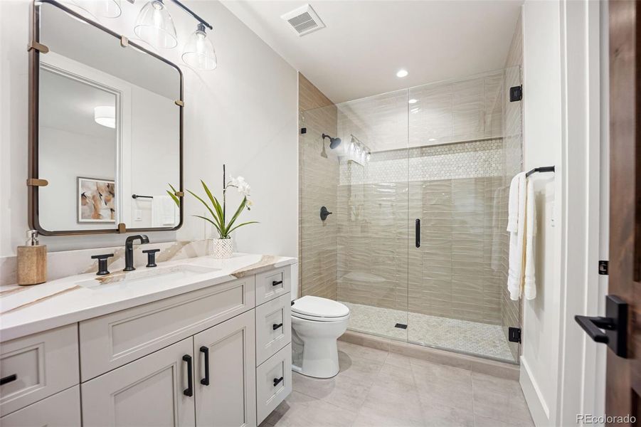 Furnished interior view inside a new home in , Colorado Springs (Image 7).