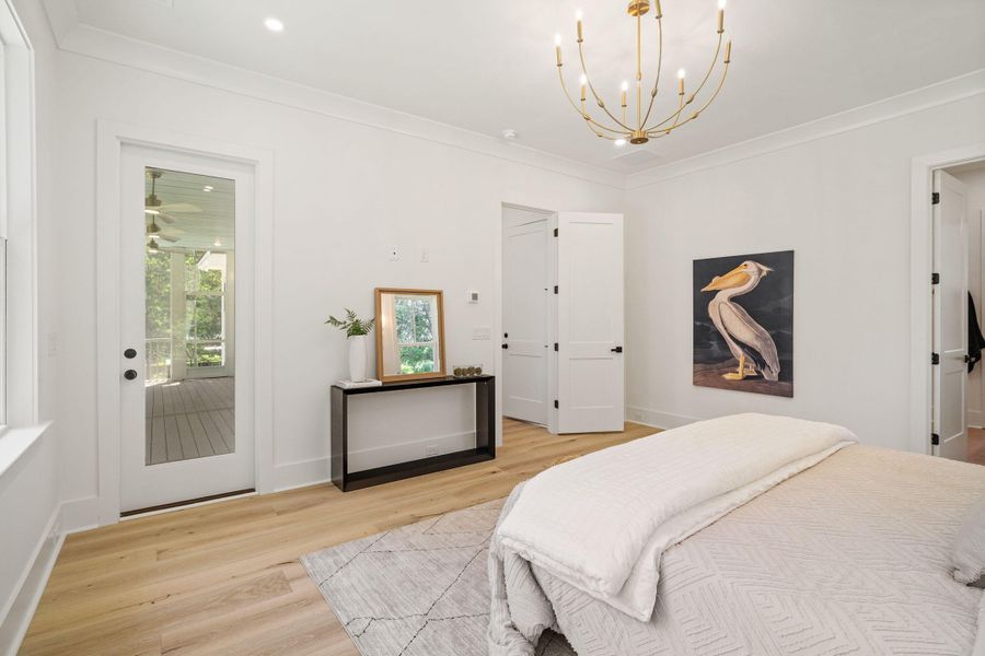 Furnished interior view inside a new home in , Awendaw (Image 43).
