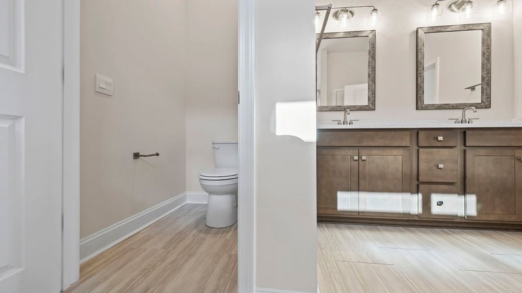 Furnished interior view inside a new home in Cottonwood Ridge, Piedmont (Image 11).