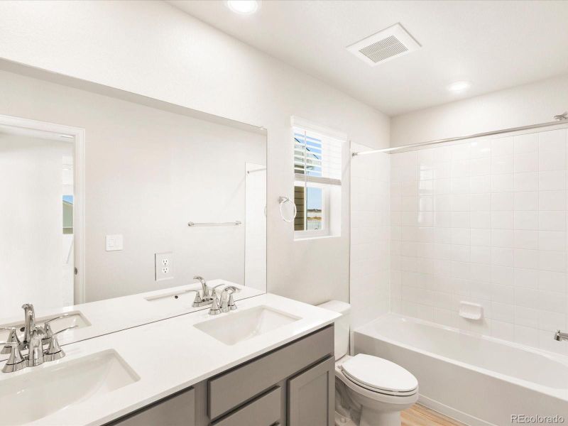 Furnished interior view inside a new home in Revere at Johnstown, Johnstown (Image 12). Furnished interior view inside a new home in Revere at Johnstown, Johnstown (Image 12).