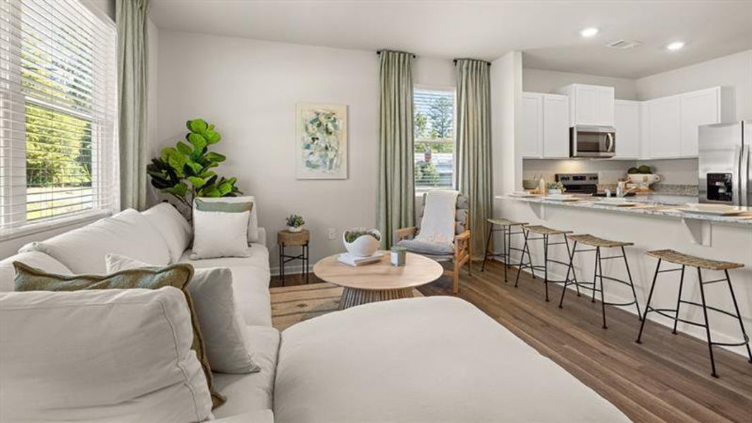 Furnished interior view inside a new home in Old Summerville Village, Rome (Image 24).