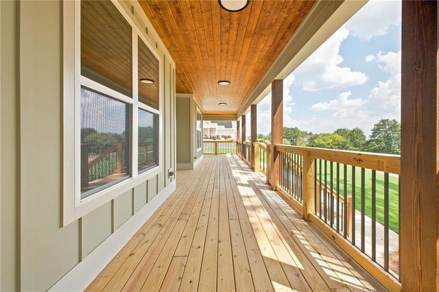 Exterior details and patio area of a home in , Cedartown (Image 29).