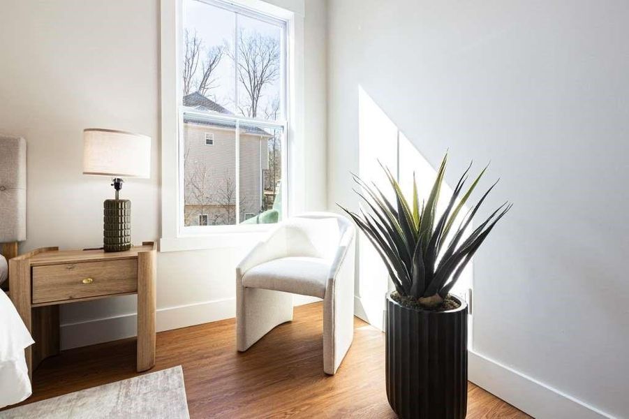 Furnished interior view inside a new home in , Dallas (Image 17).