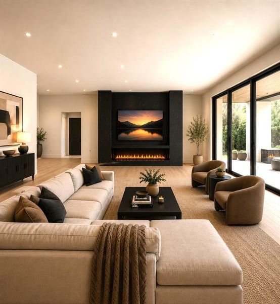 Furnished interior view inside a new home in , Tampa (Image 5).