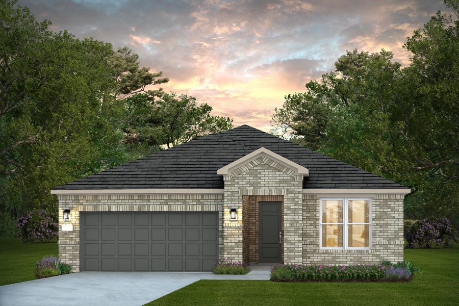 Representative exterior photo of a completed home built from the Prosperity by Del Webb in Sun City Texas, Georgetown, TX (Image 24).