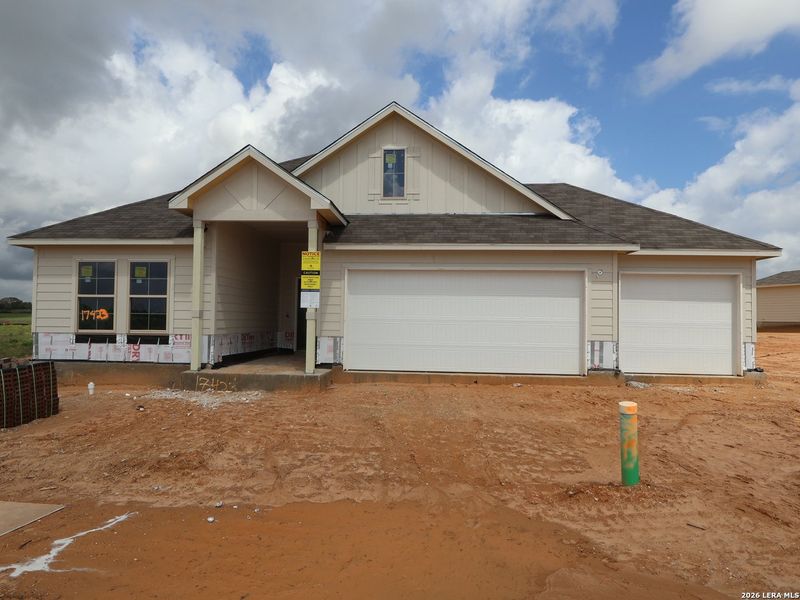 In-progress construction of a new home in Hickory Ridge, Elmendorf, TX (Image 17).