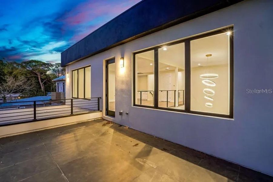 Exterior details and patio area of a home in , Sarasota (Image 33).