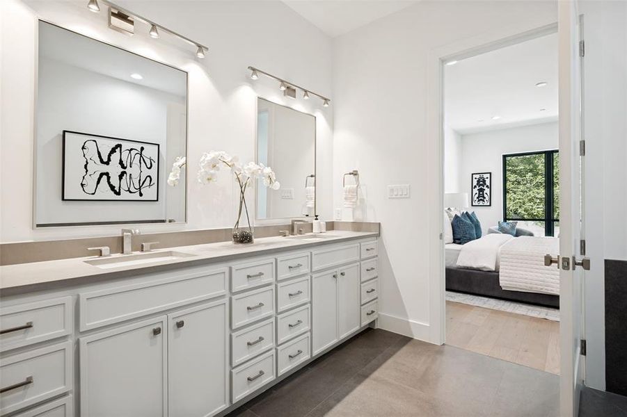 Furnished interior view inside a new home in , Dallas (Image 14). Furnished interior view inside a new home in , Dallas (Image 14).