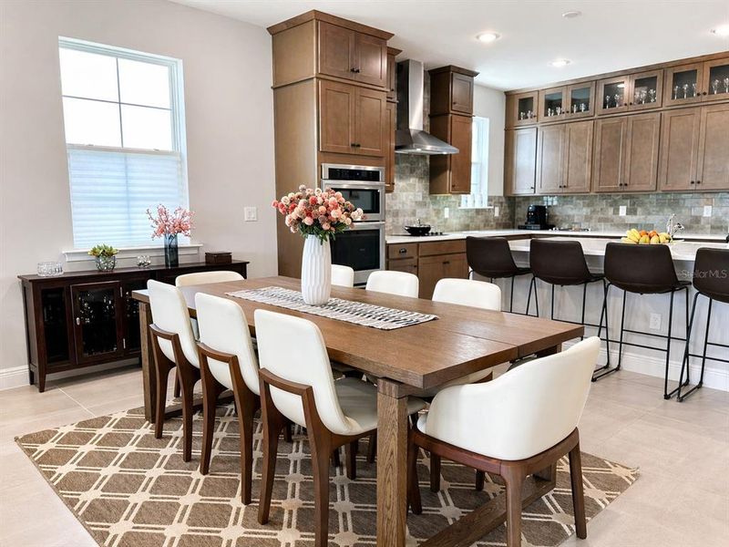 Furnished interior view inside a new home in Havenfield at Crossprairie, St. Cloud (Image 38).