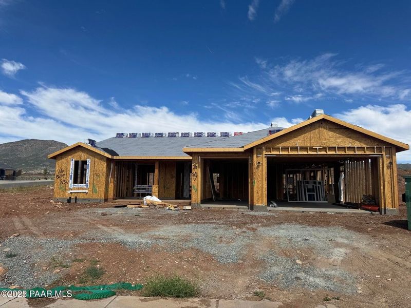In-progress construction of a new home in Morningstar, Prescott Valley, AZ (Image 4).