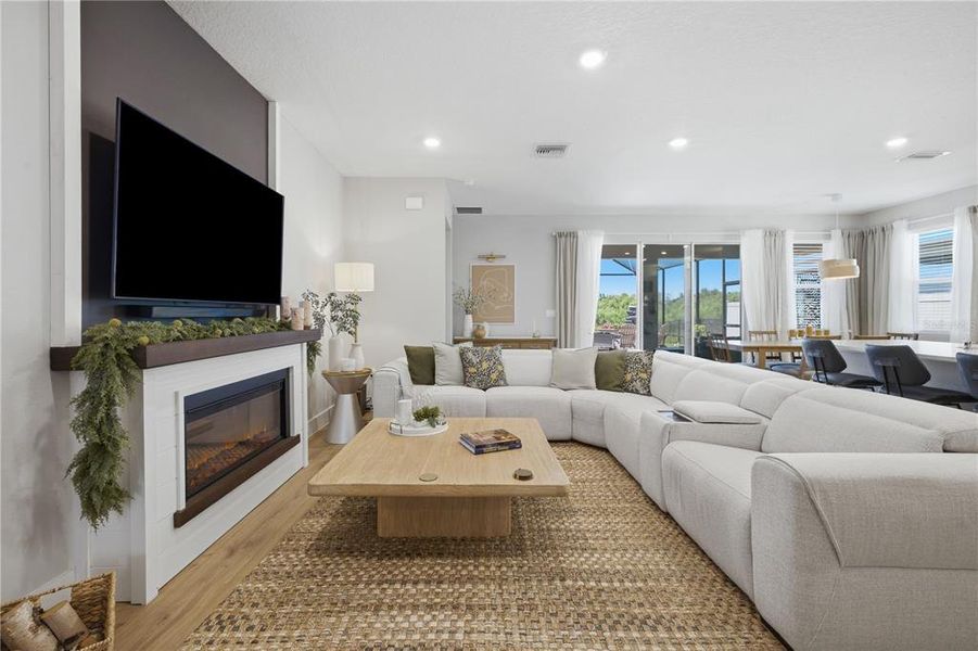 Furnished interior view inside a new home in Farm at Varrea, Plant City (Image 9).