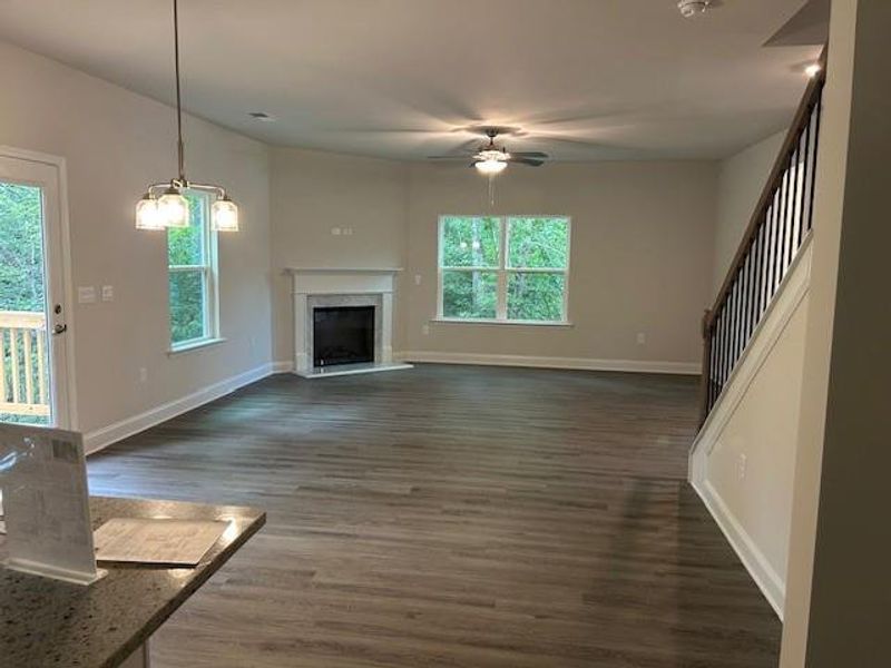 Spacious, unfurnished interior of a new home in Habersham Meadows, Demorest (Image 14).