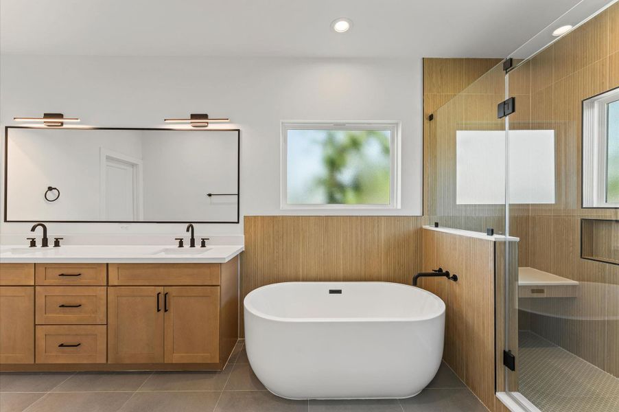 Furnished interior view inside a new home in , Houston (Image 29). Furnished interior view inside a new home in , Houston (Image 29).