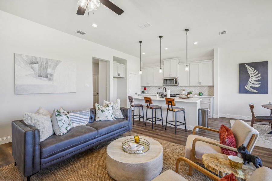 Representative furnished interior of a home built from the The Sabinal by Trinity Classic Homes in Covenant Park, Springtown (Image 12). Representative furnished interior of a home built from the The Sabinal by Trinity Classic Homes in Covenant Park, Springtown (Image 12).