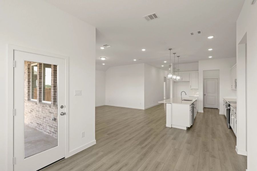 Open Kitchen-Living-Dining Room Open Kitchen-Living-Dining Room