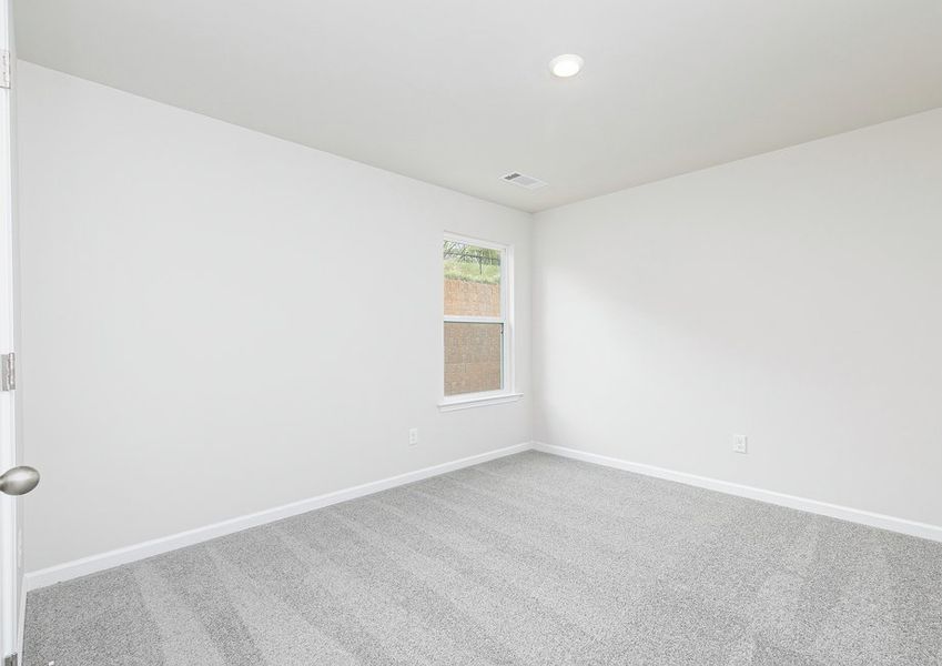 Each bedroom includes carpets, closets and bright windows