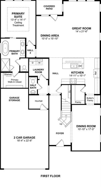 The El Paso floor plan by K. Hovnanian® Homes. 1st Floor shown. *Prices, plans, dimensions, features, specifications, materials, and availability of homes or communities are subject to change without notice or obligation. The El Paso floor plan by K. Hovnanian® Homes. 1st Floor shown. *Prices, plans, dimensions, features, specifications, materials, and availability of homes or communities are subject to change without notice or obligation.