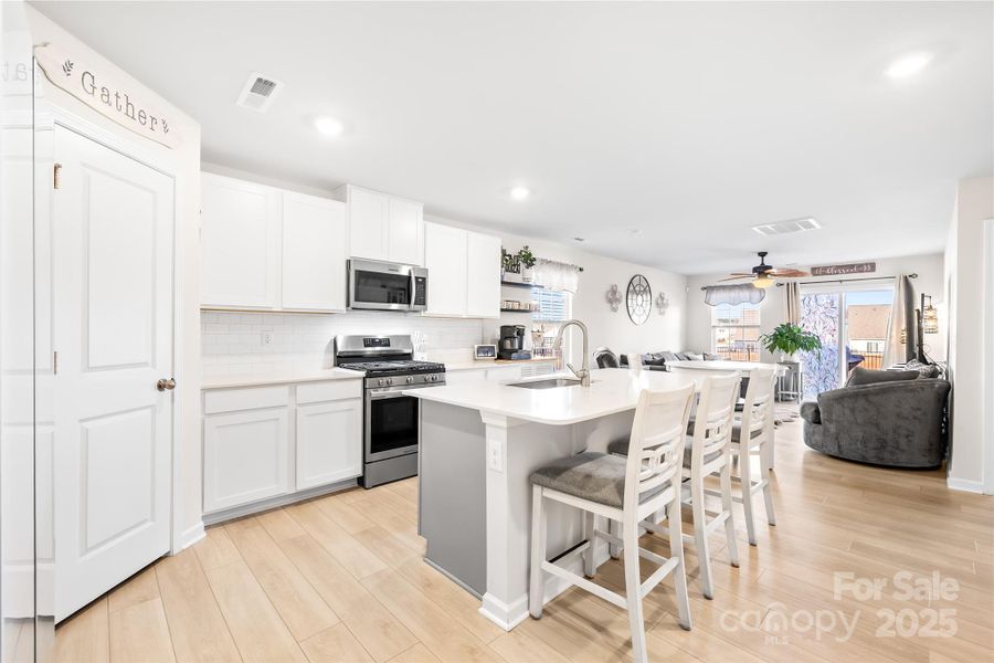 Furnished interior view inside a new home in , Statesville (Image 8).