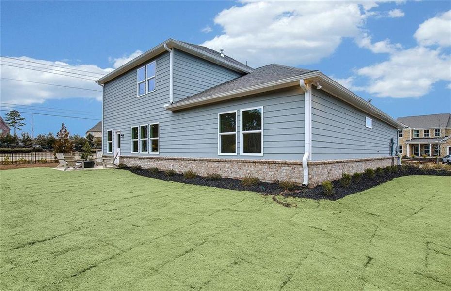 Exterior details and patio area of a home in Anderson Point Estates, McDonough (Image 20). Exterior details and patio area of a home in Anderson Point Estates, McDonough (Image 20).