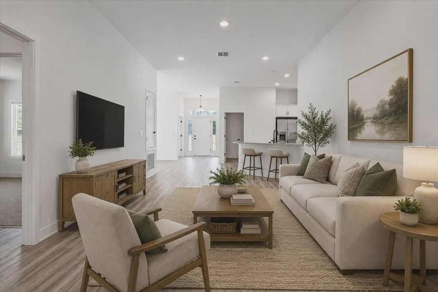Furnished interior view inside a new home in Country Way South, Newberry (Image 6).