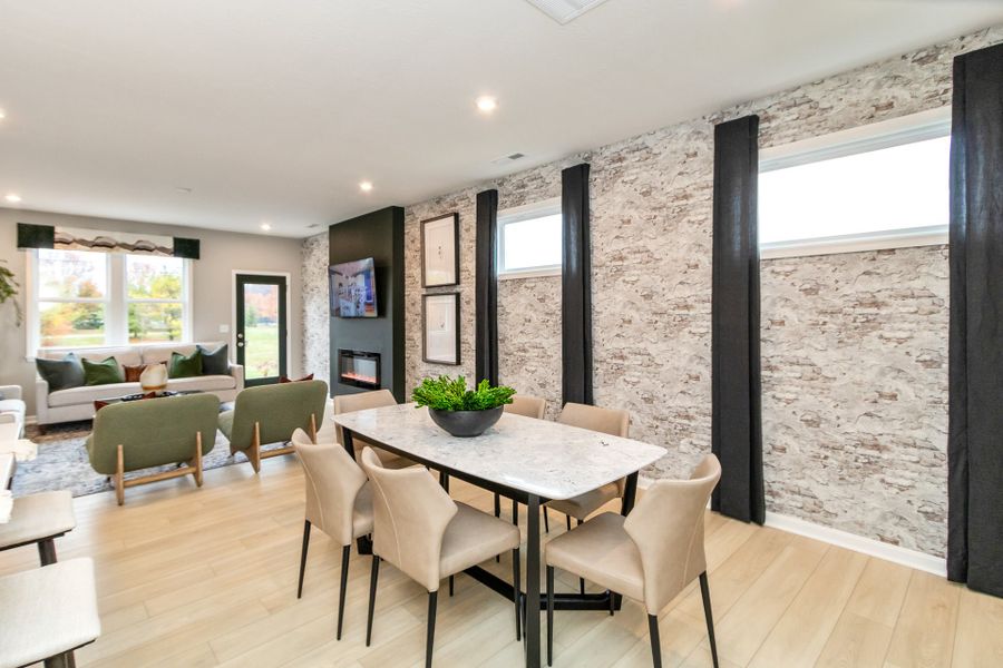 Representative furnished interior of a home built from the Wembley by Fischer Homes in Villas at Gold Creek, Dawsonville (Image 24).