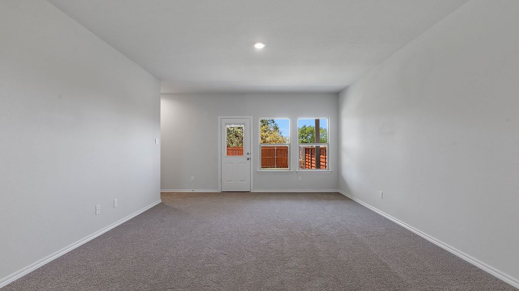 Spacious, unfurnished interior of a new home in Springhill South, Boyd (Image 19). Spacious, unfurnished interior of a new home in Springhill South, Boyd (Image 19).