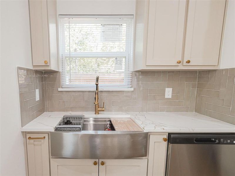 Close-up of interior finishes inside a home in , Dallas (Image 13).