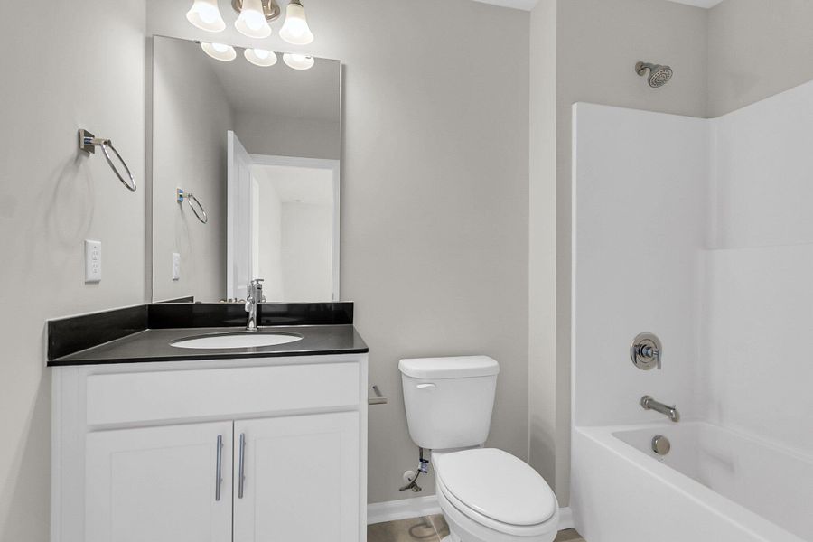 Furnished interior view inside a new home in High Point at Foxbank, Moncks Corner (Image 14). Furnished interior view inside a new home in High Point at Foxbank, Moncks Corner (Image 14).