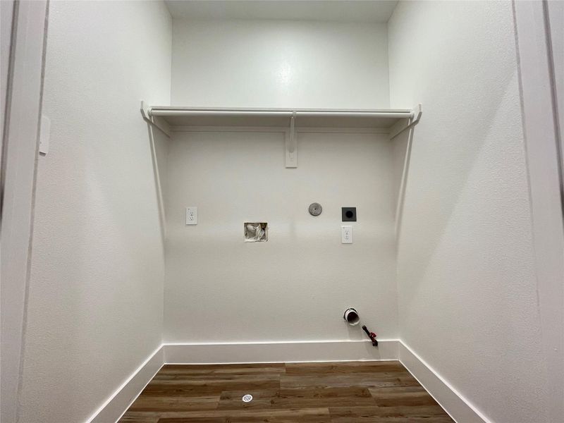 Washer and dryer connections Washer and dryer connections