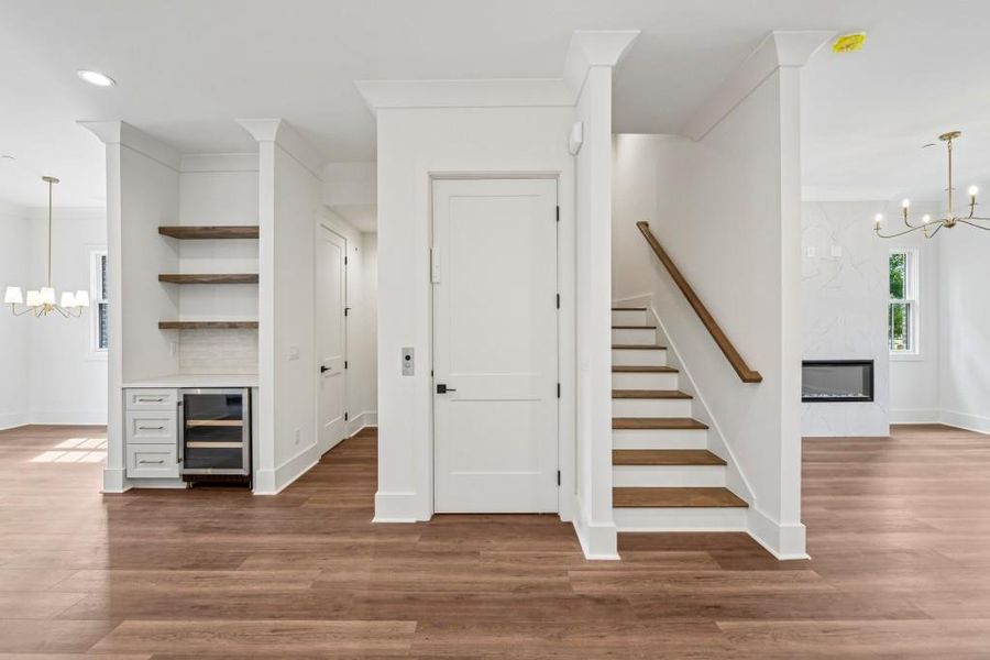Spacious, unfurnished interior of a new home in Skyview On Broad, Sugar Hill (Image 20). Spacious, unfurnished interior of a new home in Skyview On Broad, Sugar Hill (Image 20).