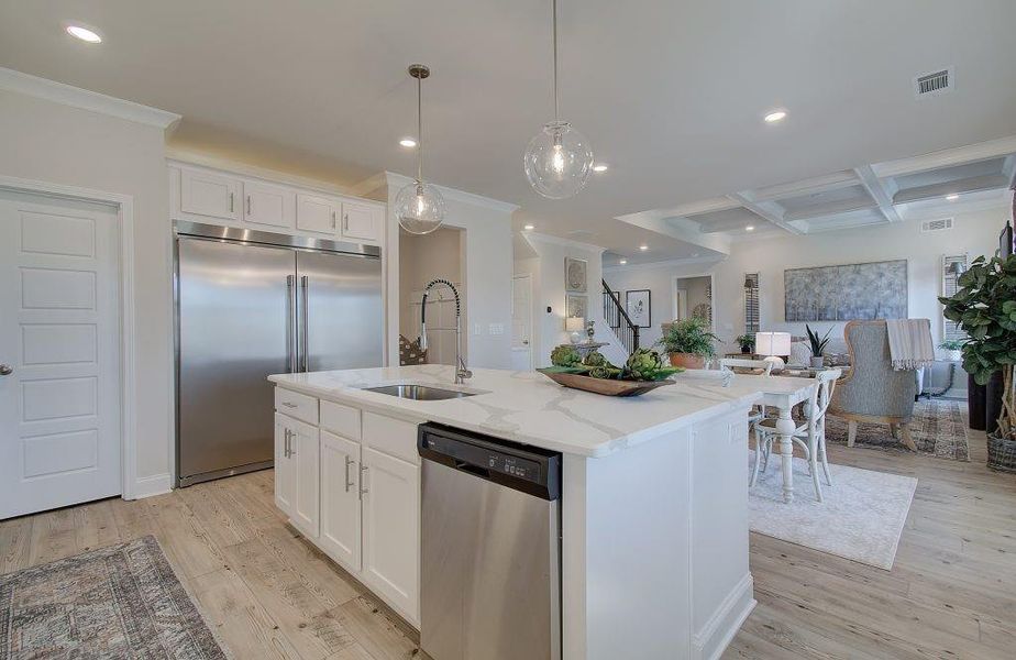 Furnished interior view inside a new home in Pinecrest Ridge, Dacula (Image 28).