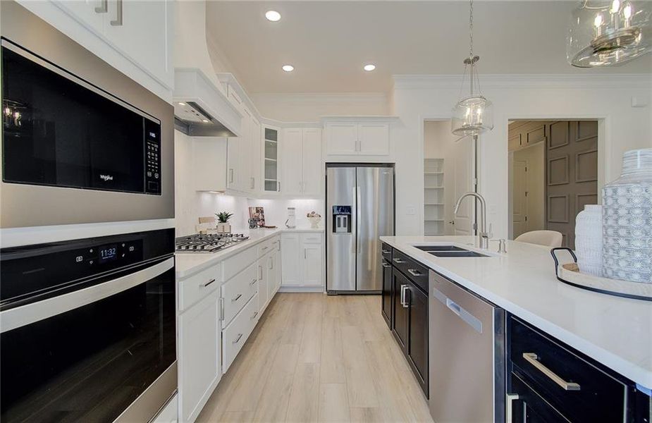 Furnished interior view inside a new home in Courtyards at Traditions, Cumming (Image 10).
