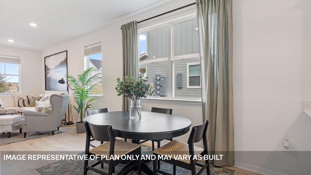 Furnished interior view inside a new home in Avery Centre, Round Rock (Image 9).