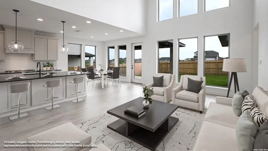 Furnished interior view inside a new home in The Parklands, Schertz (Image 9).