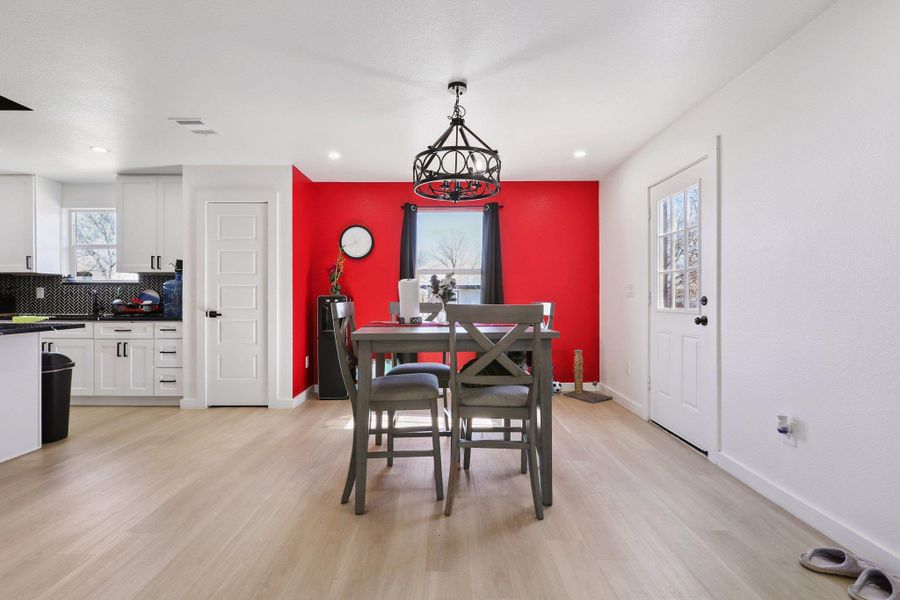 Furnished interior view inside a new home in , Dale (Image 11).