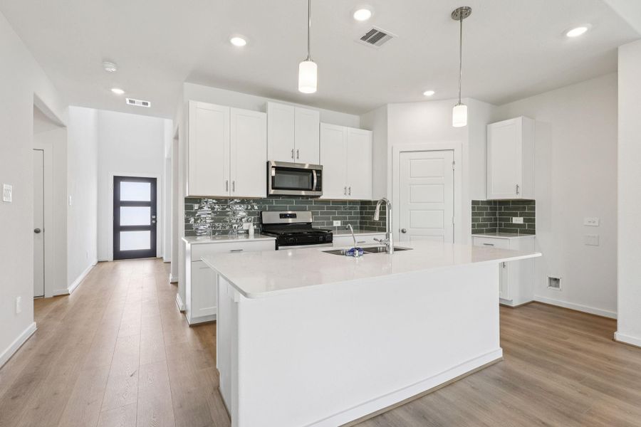 Furnished interior view inside a new home in Southwinds, Baytown (Image 12). Furnished interior view inside a new home in Southwinds, Baytown (Image 12).