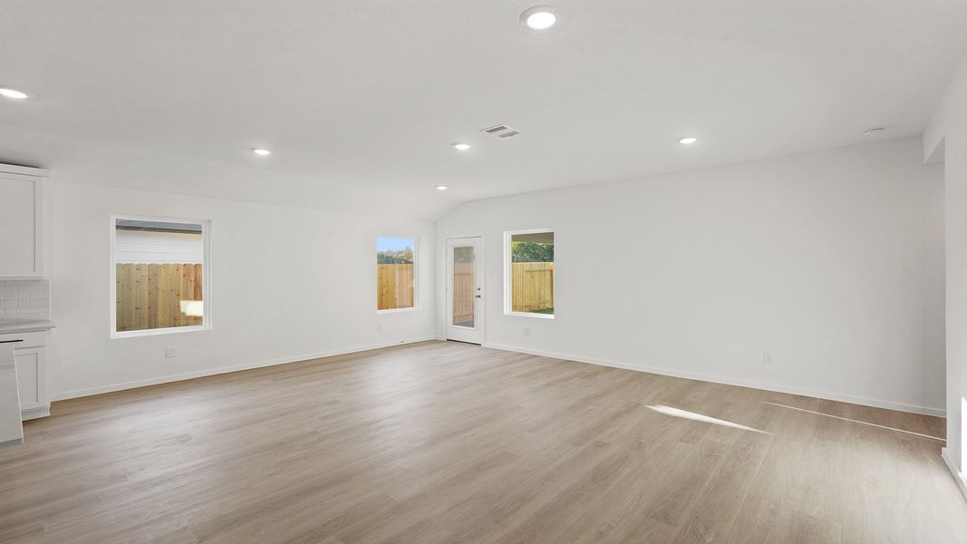 Representative unfurnished interior of a home built from the Lakeway by D.R. Horton in New Waverly Station, New Waverly (Image 14).