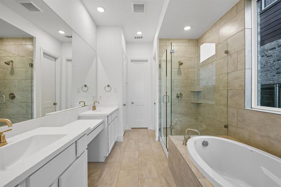 Furnished interior view inside a new home in Treeline, Justin (Image 10). Furnished interior view inside a new home in Treeline, Justin (Image 10).