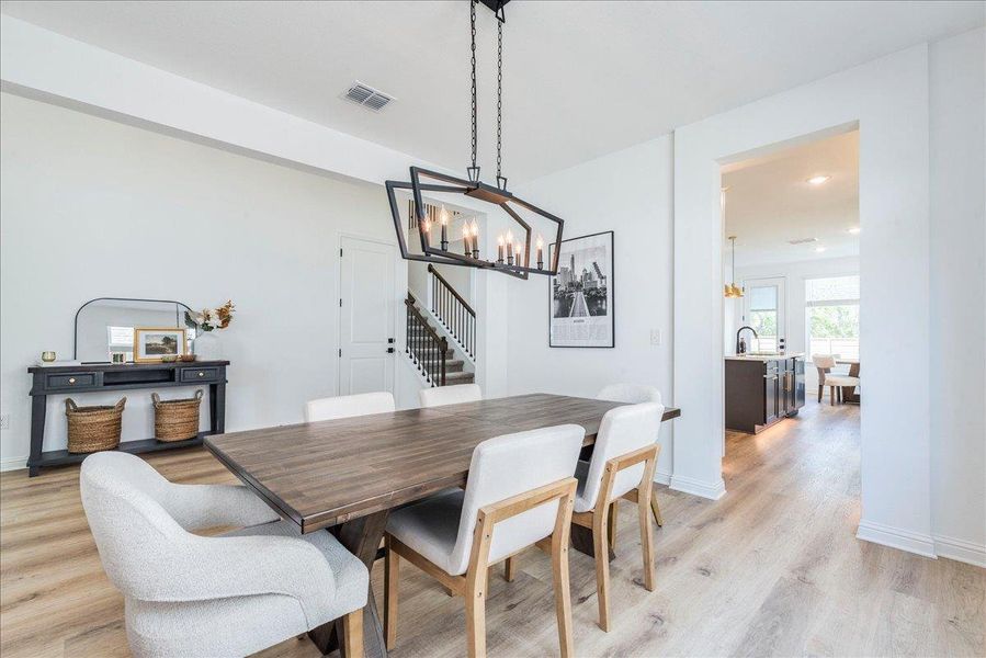 Furnished interior view inside a new home in , Kyle (Image 18).