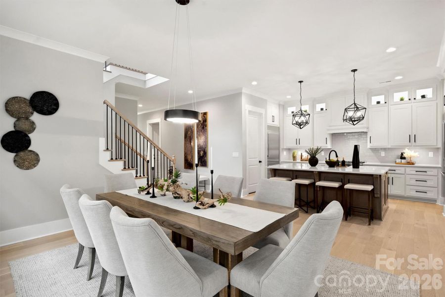 Furnished interior view inside a new home in , Charlotte (Image 7).