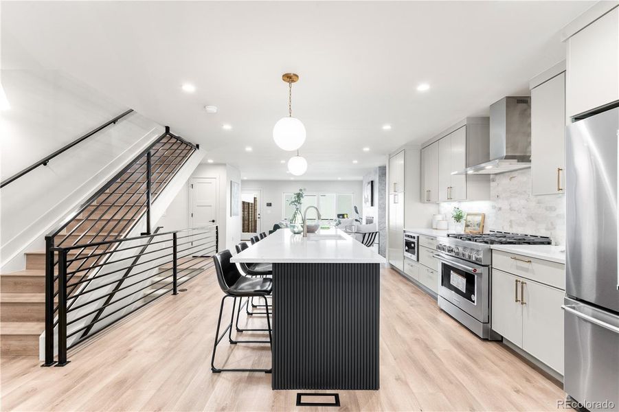 Furnished interior view inside a new home in , Denver (Image 12).