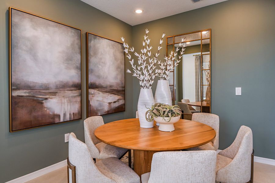 Furnished interior view inside a new home in Harvest at Ovation, Winter Garden (Image 12). Furnished interior view inside a new home in Harvest at Ovation, Winter Garden (Image 12).