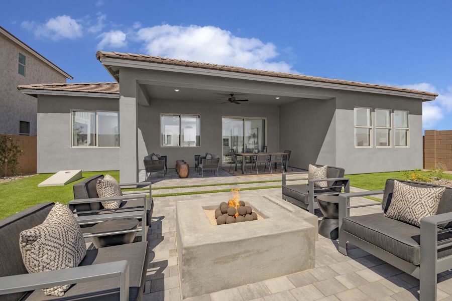 Representative exterior details of a home built from the Garnet by Mattamy Homes in Landmarke, Queen Creek (Image 4).